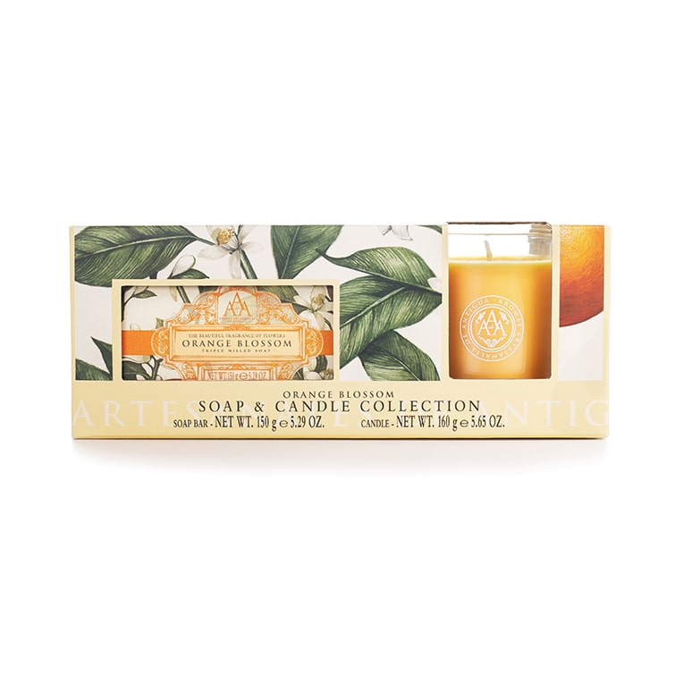 Orange Blossom Soap & Candle Collection Gift Set