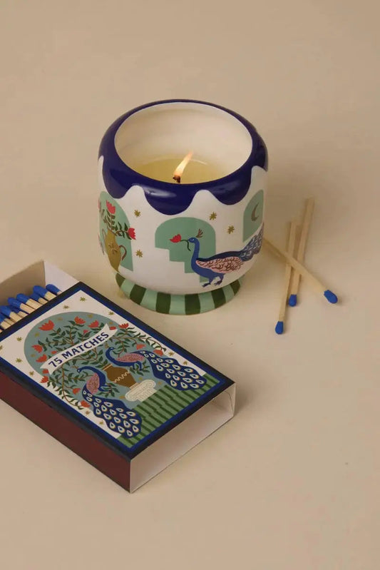 A Dopo 8 oz Candle Misted Lime - Vela con Envase Decorativo