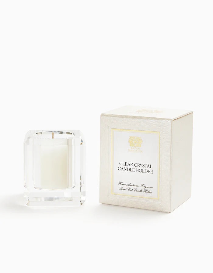 Clear Crystal Candle Holder Prosecco Votive - Vela con envase de cristal