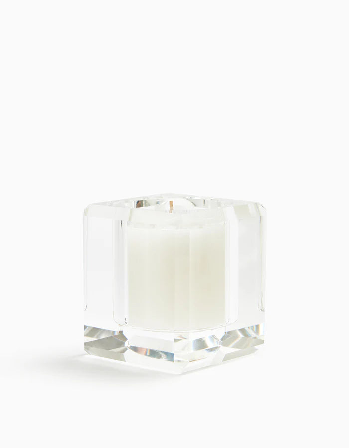 Clear Crystal Candle Holder Prosecco Votive - Vela con envase de cristal