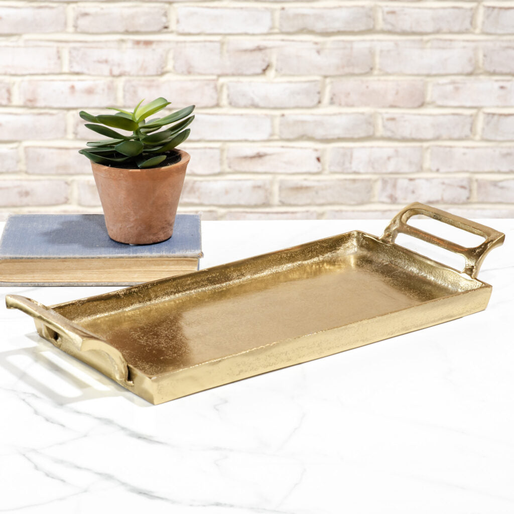 18" ALUMINUM SERVING TRAY
