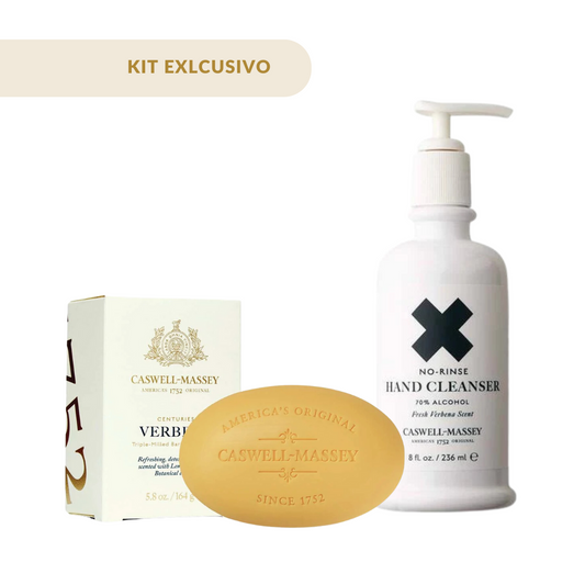 No-Rinse Alcohol Hand Cleanser + Centuries Verbena Bar Soap  In Verbena (kit exclusivo)