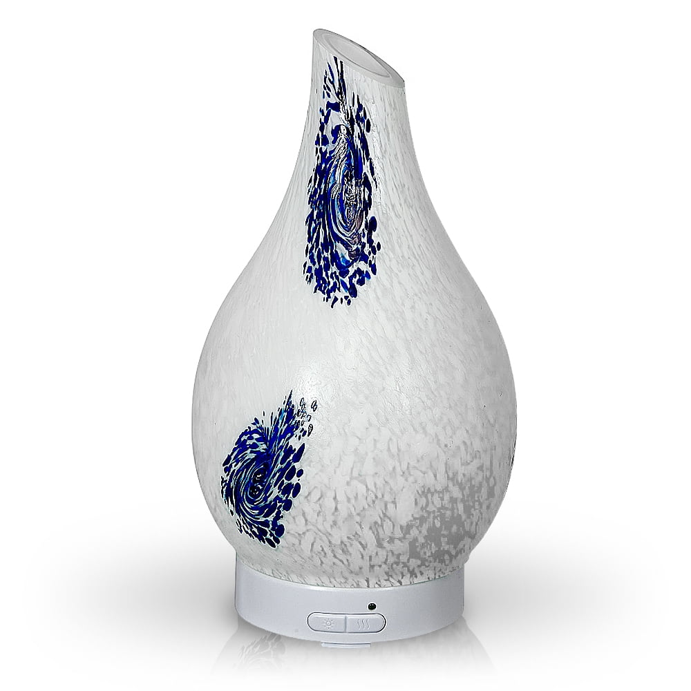 Difusor Abstracto de Vidrio - azul y blanco 100ML