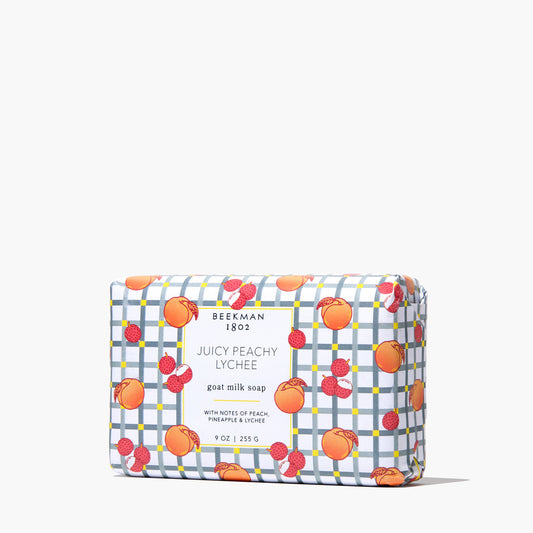 Juicy Peachy Lychee Goat Milk Soap - Jabón en Barra
