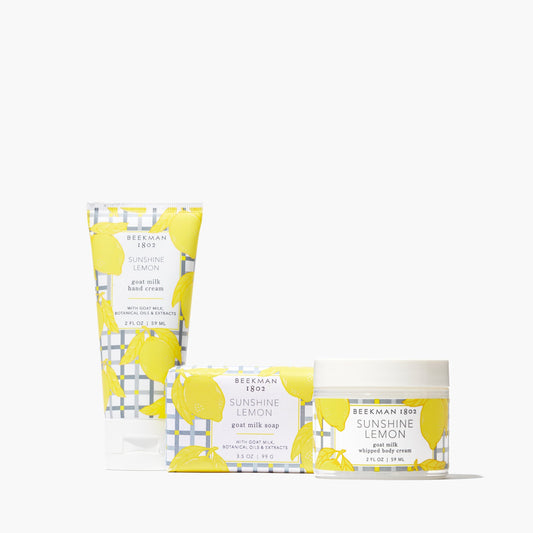 Sunshine Lemon 3-Piece Discovery Gift Set