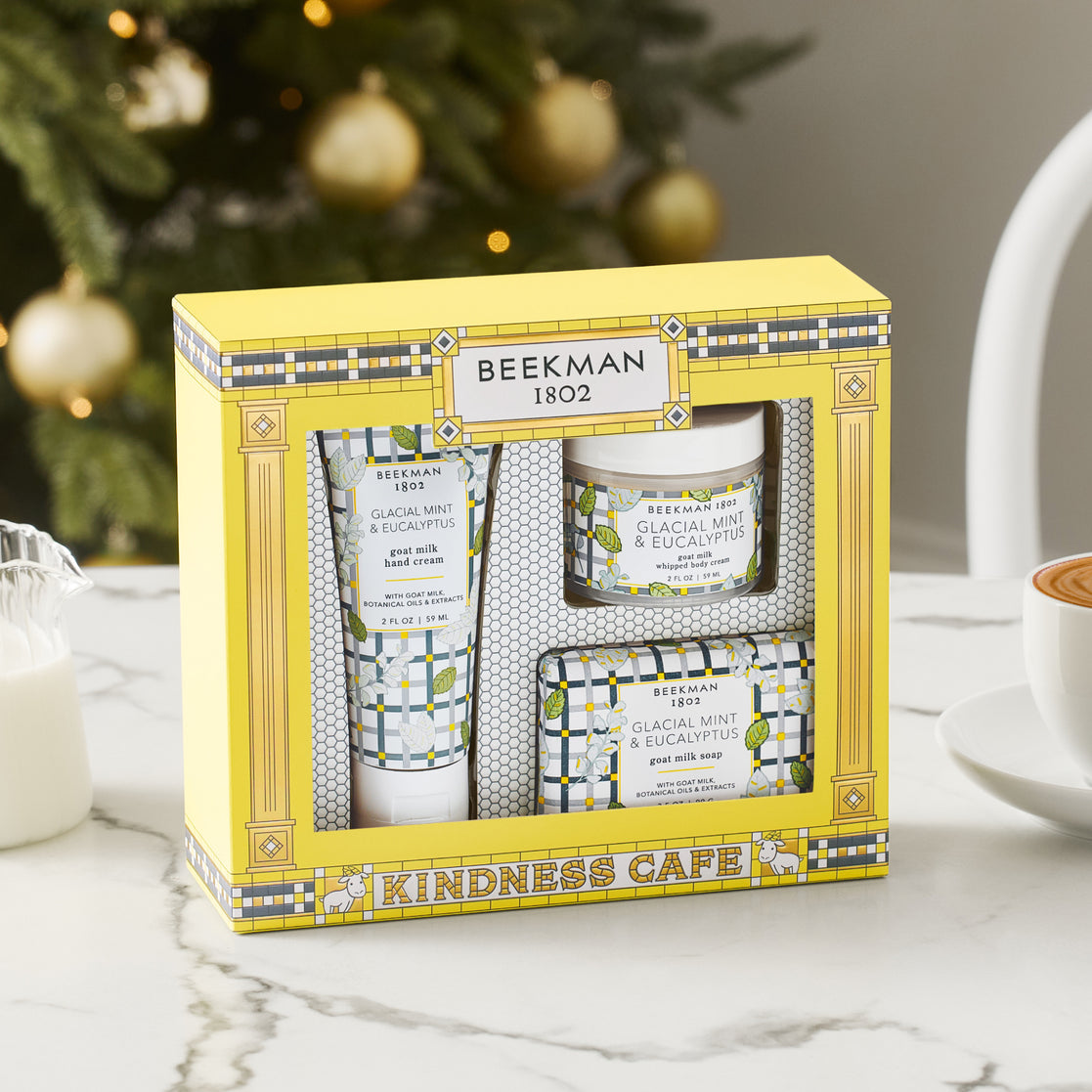 Glacial Mint & Eucalyptus Kindness Cafe Bodycare Trio