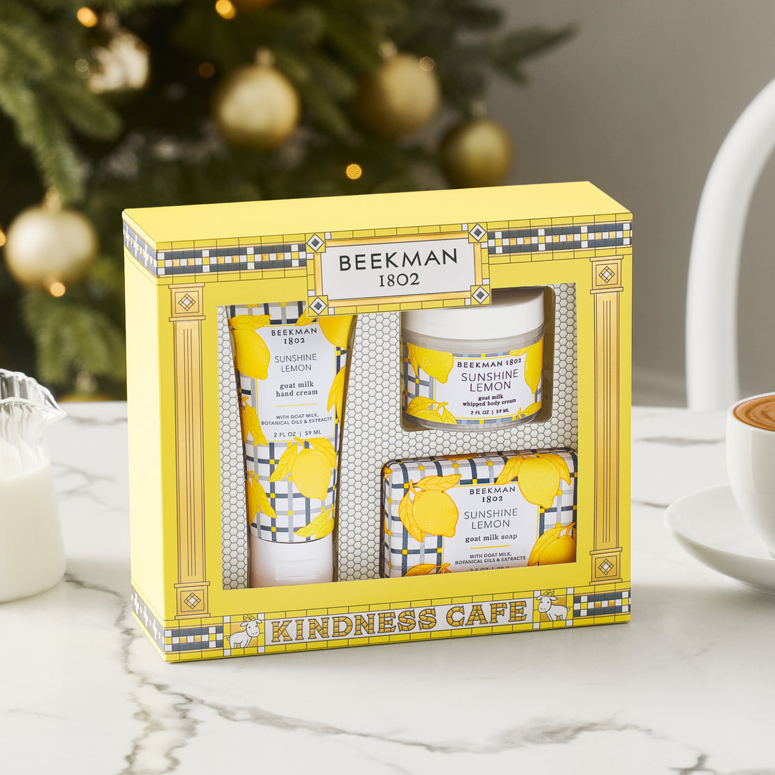 Sunshine Lemon Kindness Cafe Bodycare Trio
