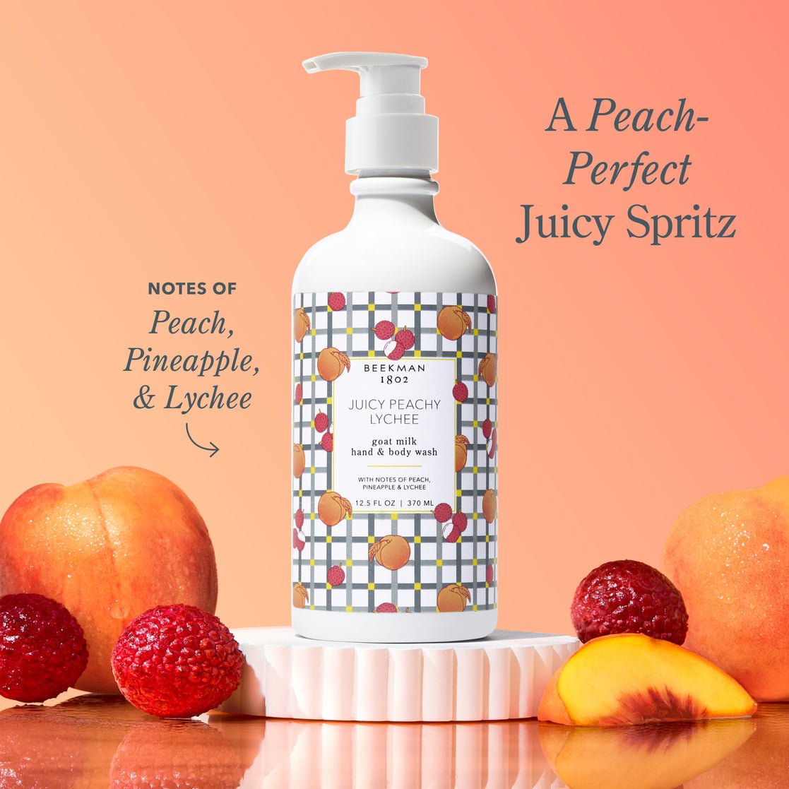 Juicy Peachy Lychee Hand & Body Wash - Gel de Baño