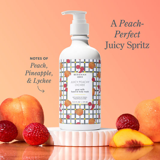 Juicy Peachy Lychee Hand & Body Wash - Gel de Baño