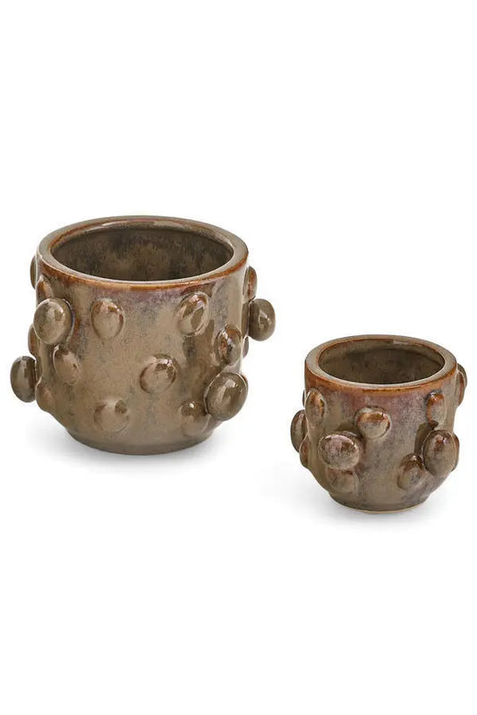 Planter Ceramic Bubbles Small - Macetero de Cerámica