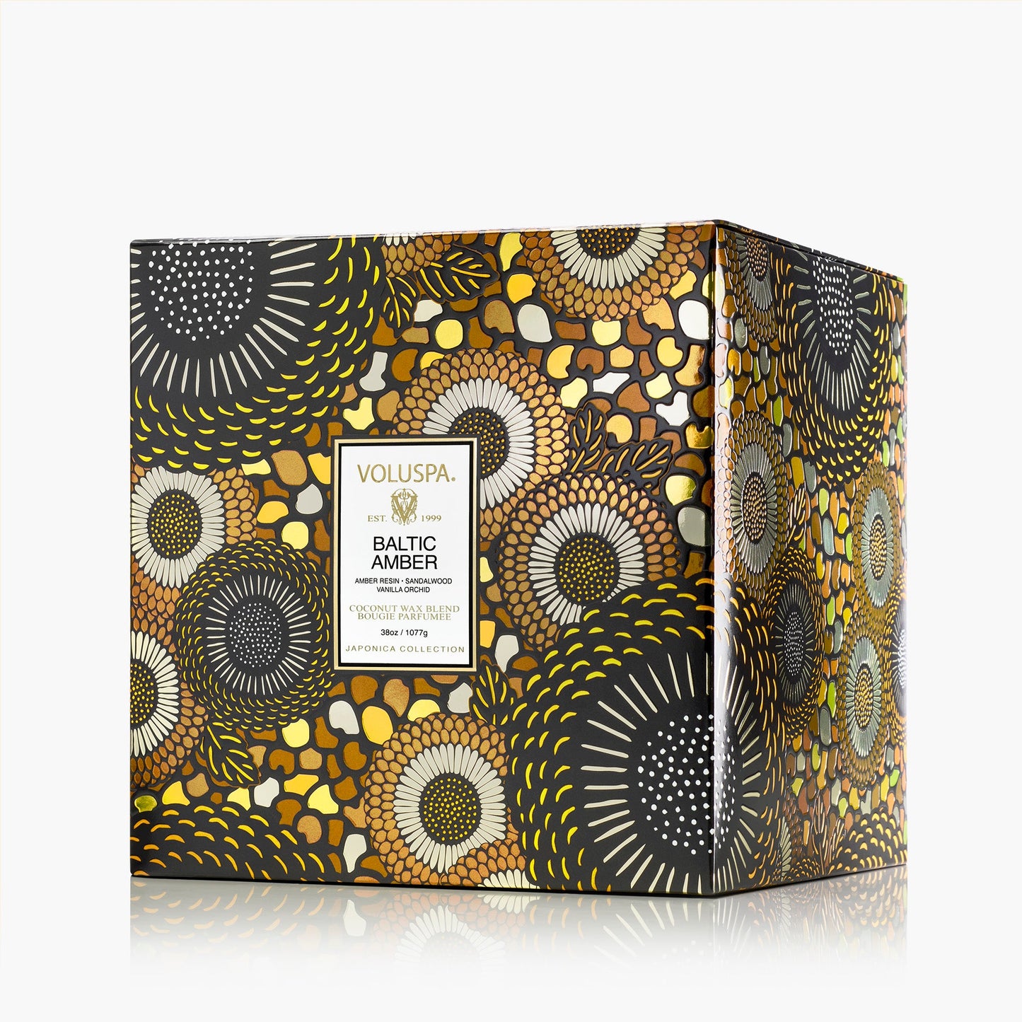 Baltic Amber 3 Wick Hearth Candle