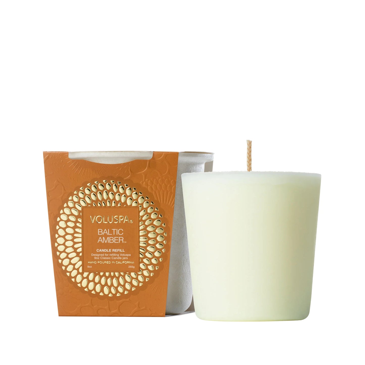 BALTIC AMBER CLASSIC CANDLE REFILL 9 OZ