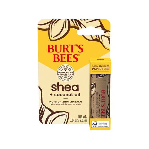 Burt's Bees Shea + Coconut Oil Lip Balm 0.34 oz - Bálsamo Labial