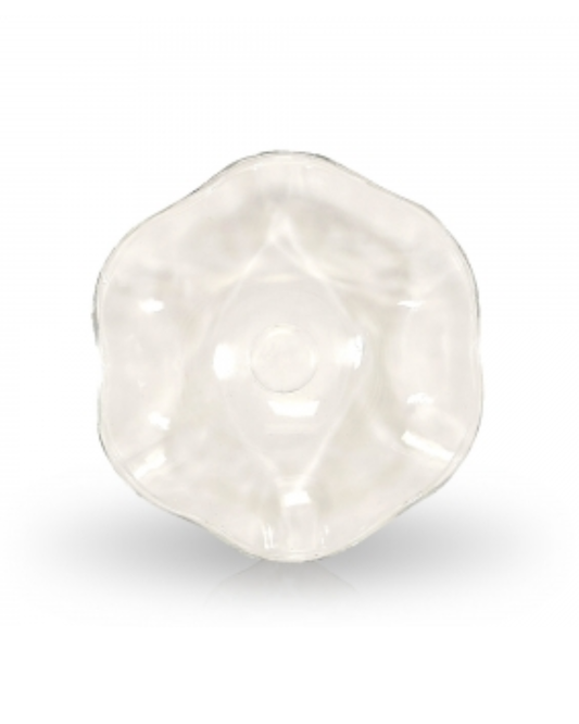 Cuenco de plato transparente para quemador