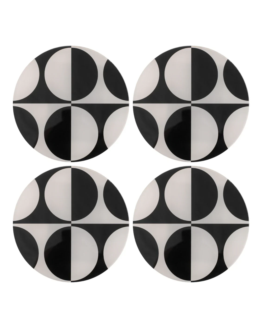 Retro Dot Acrylic Coasters