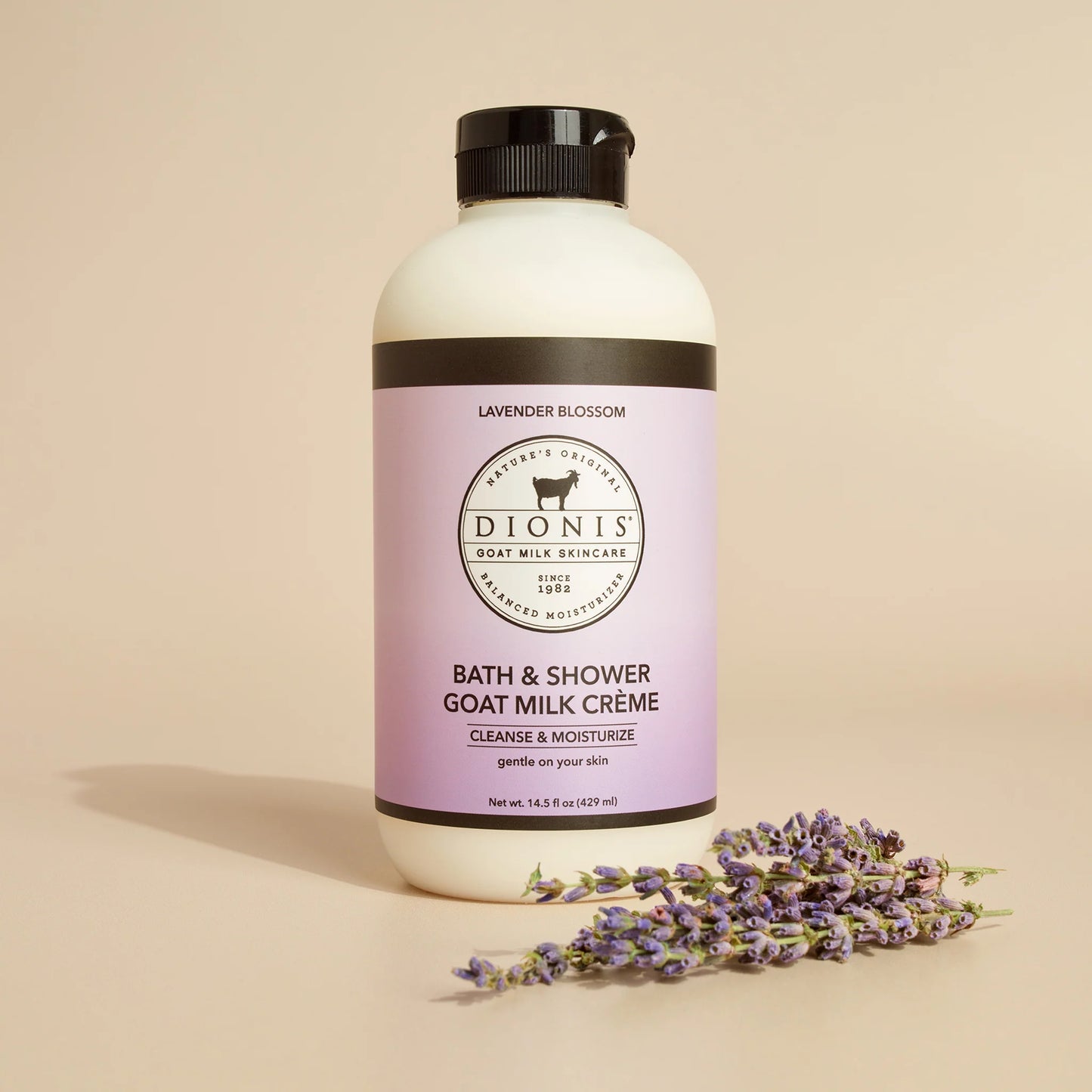 Lavender Blossom Bath & Shower Goat Milk Crème - Gel de Baño