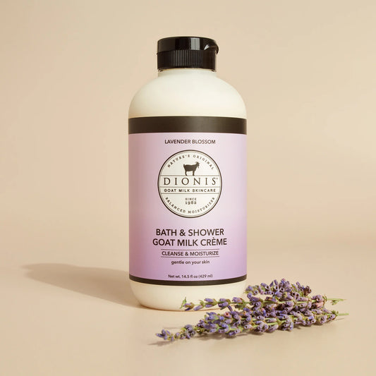 Lavender Blossom Bath & Shower Goat Milk Crème - Gel de Baño