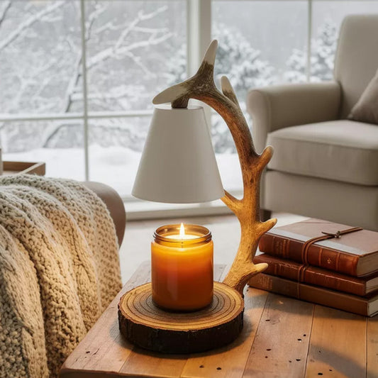Candle Warmer Lamp Caribou Antler - Calentador de cera/velas