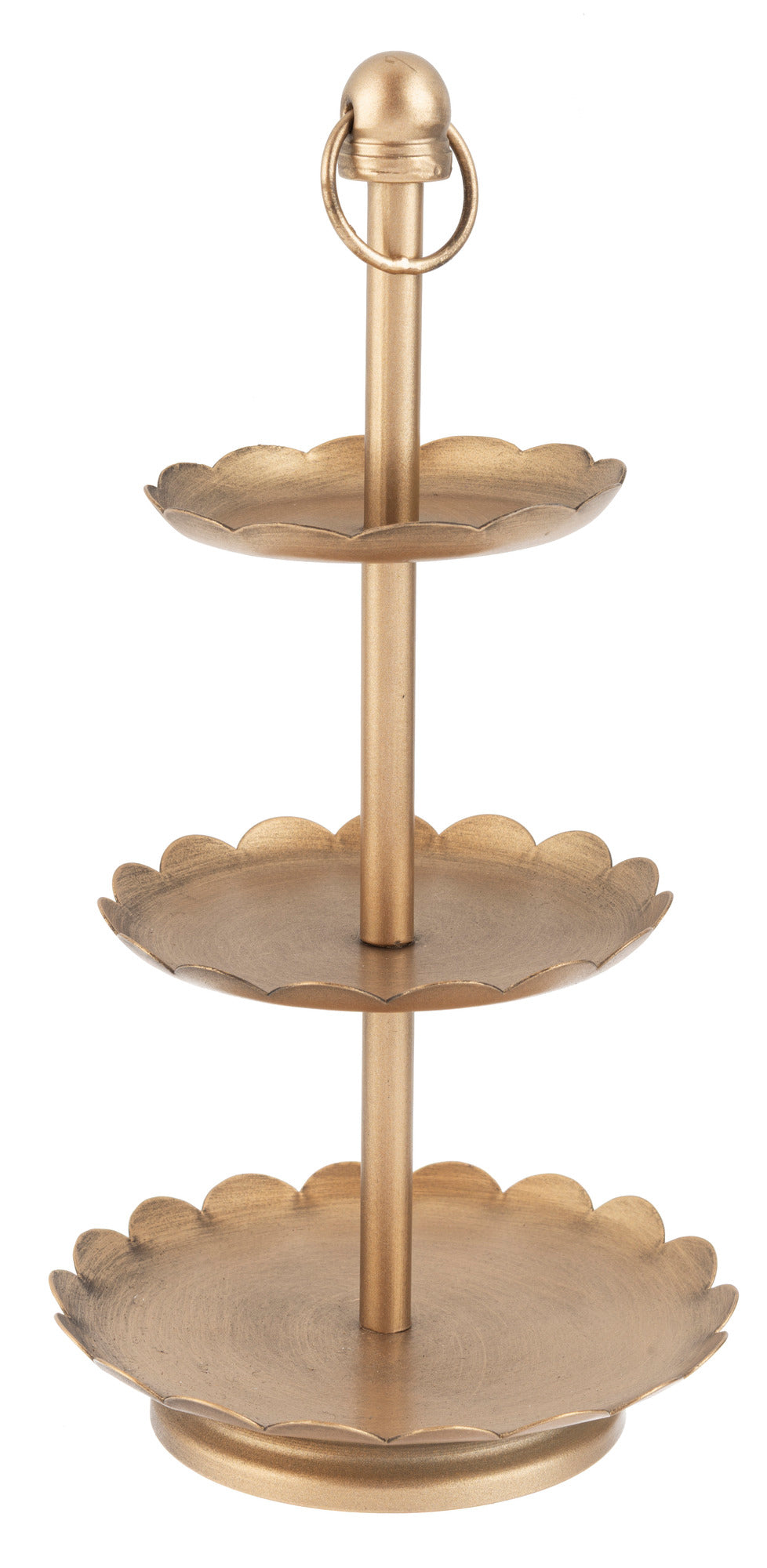 3 Tier Pedestal Stand Iron - Bandeja de 3 niveles
