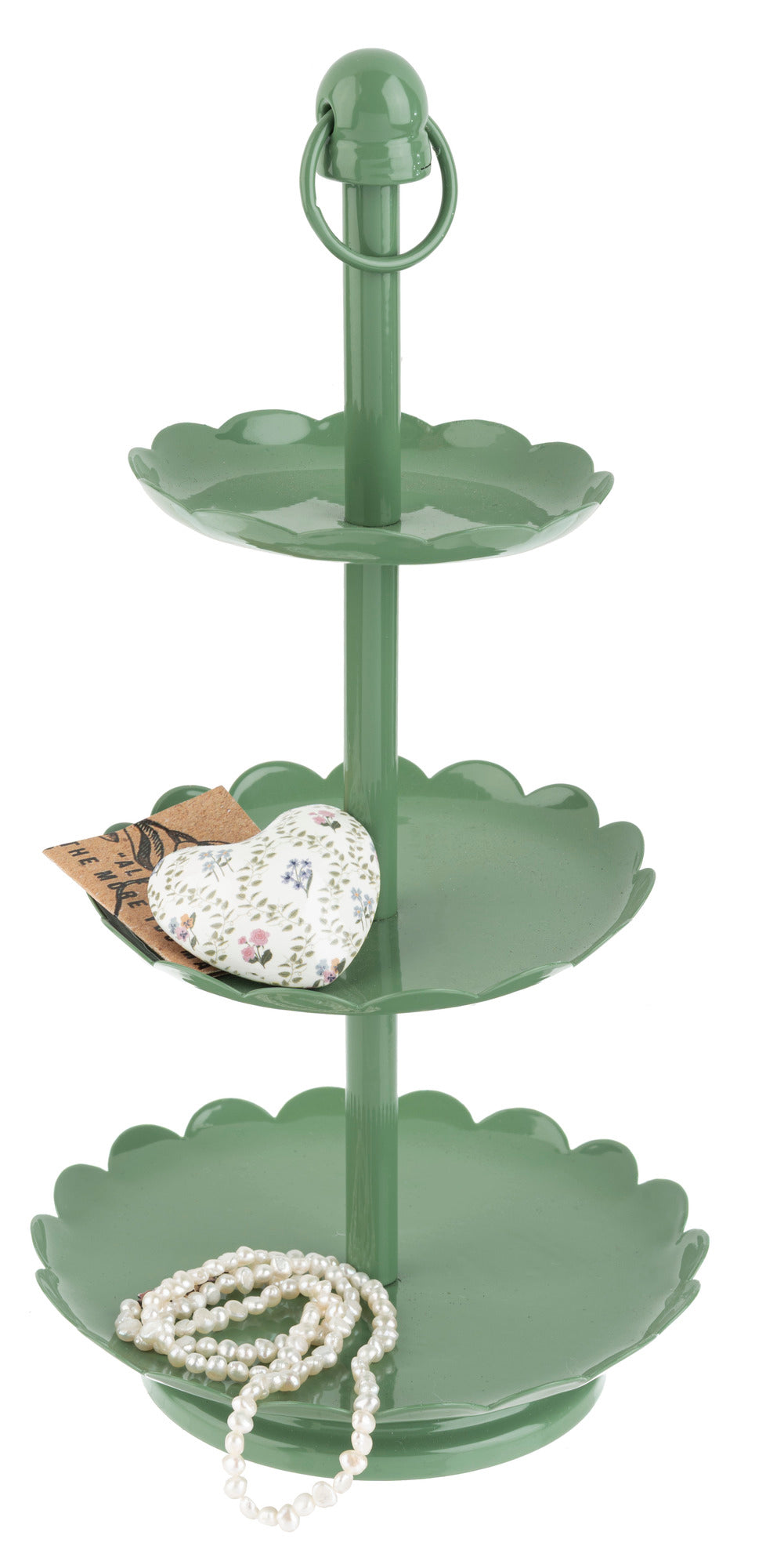 3 Tier Pedestal Stand Iron - Bandeja de 3 niveles
