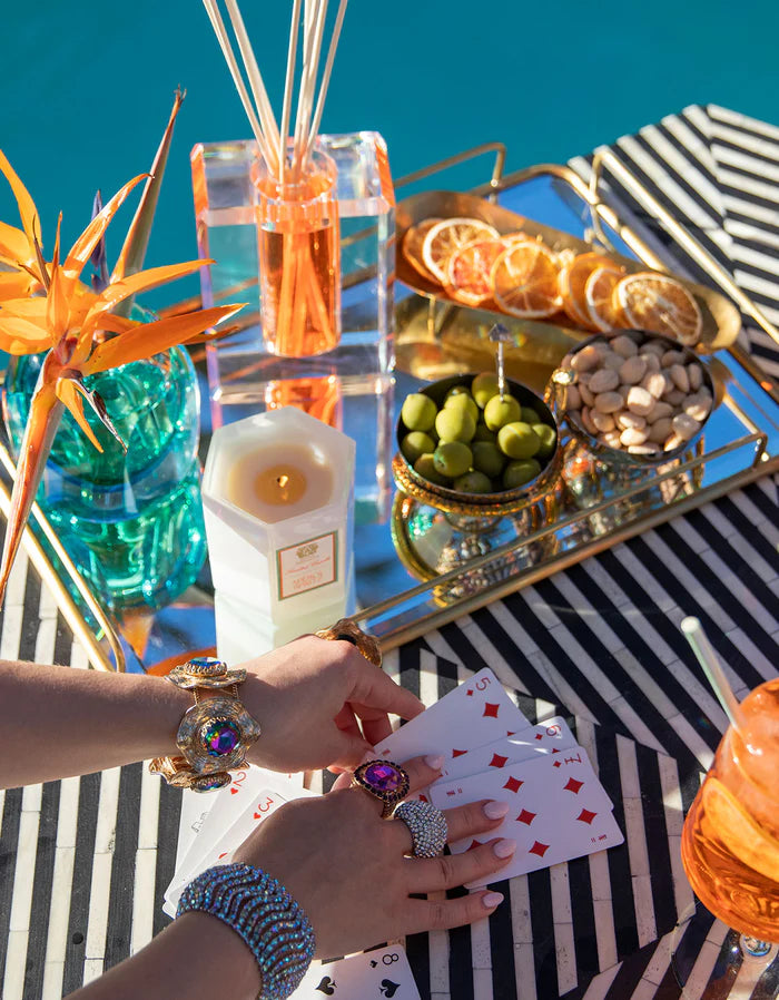 9 oz Aperol Spritz Hexagonal Candle