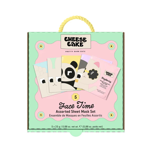5 x 25g Face Time Sheet Masks Set