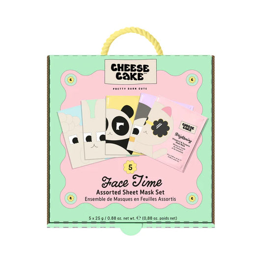 5 x 25g Face Time Sheet Masks Set