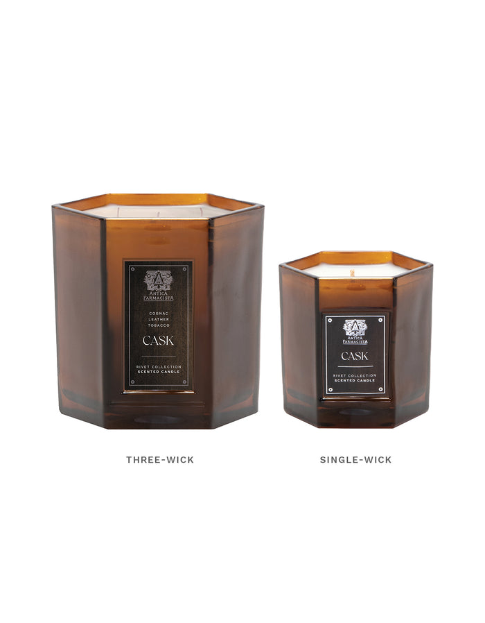 Cask Three-Wick Vela - Tres Mechas