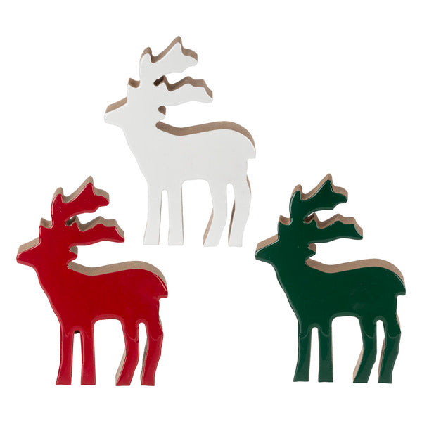 Reindeer - Figuras de Ciervos de Madera