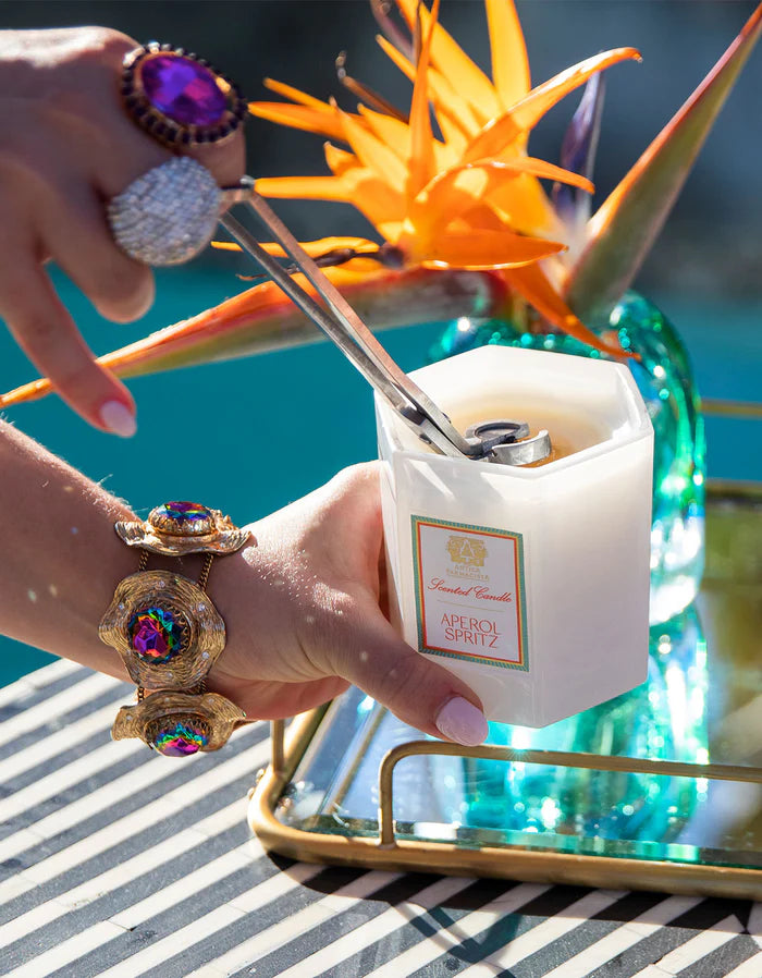 9 oz Aperol Spritz Hexagonal Candle