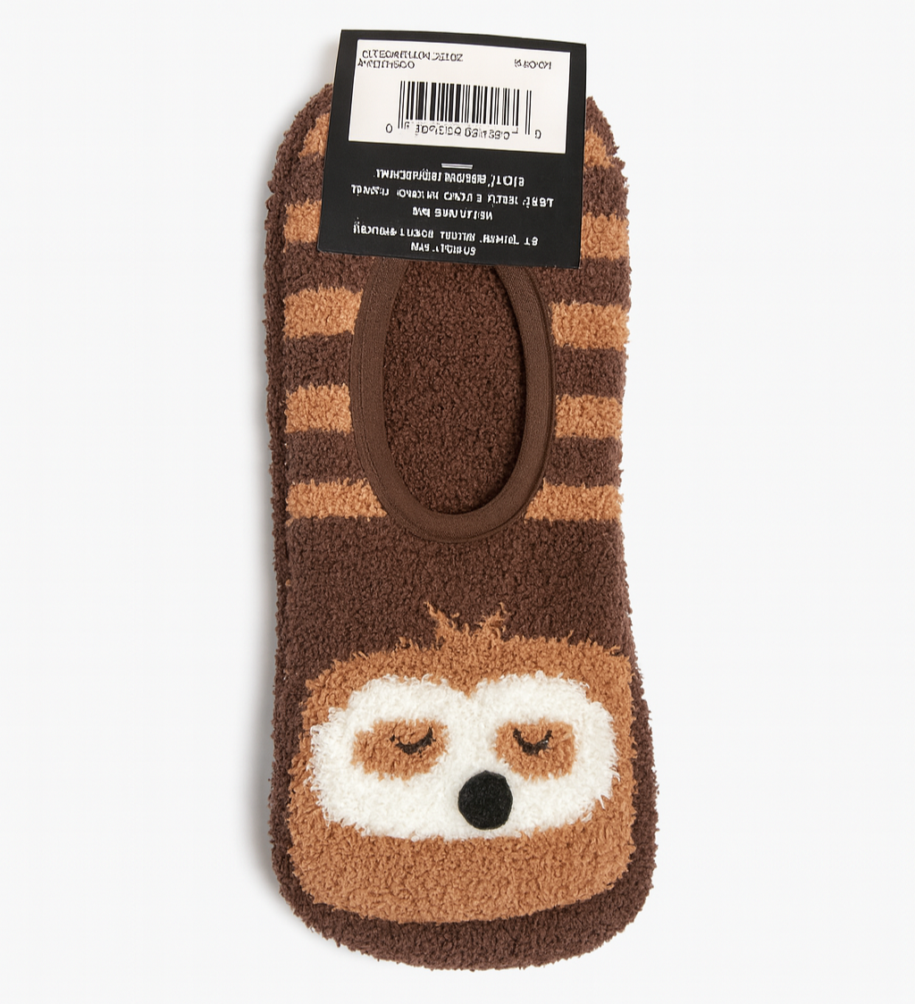 Womens Sweet Mary Jane Animal Slippers