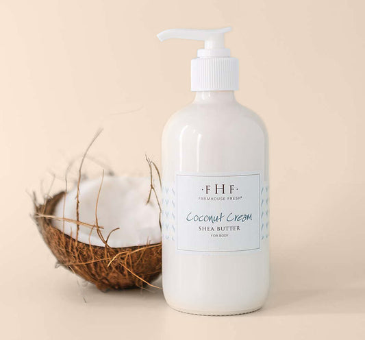 COCONUT CREAM SHEA BUTTER 8 OZ + Clementine Body Oil 1.7 Oz