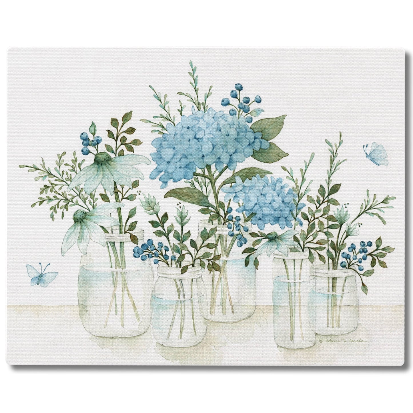 CounterArt Mason Jar Florals Cutting Board - Tabla de Cortar
