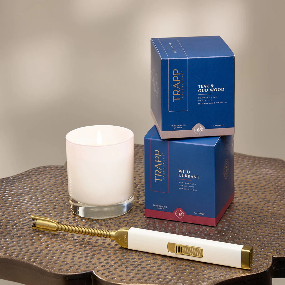 Encendedor de velas Cream & Gold Recargable USB