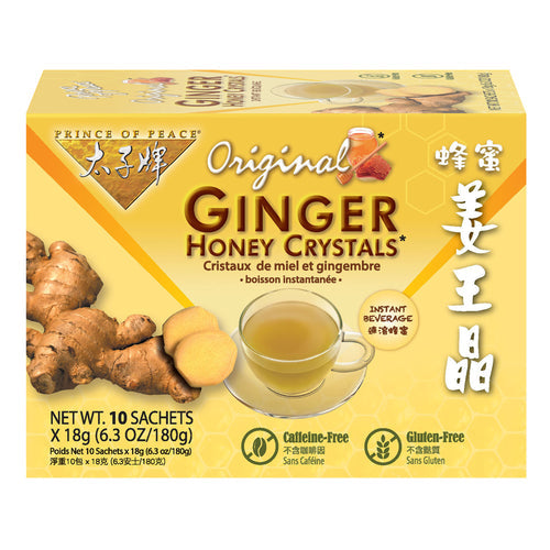 Instant Ginger Honey Crystals, 10 sachets