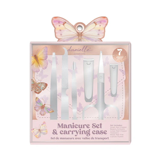 7PC MANICURE SET - BUTTERFLY