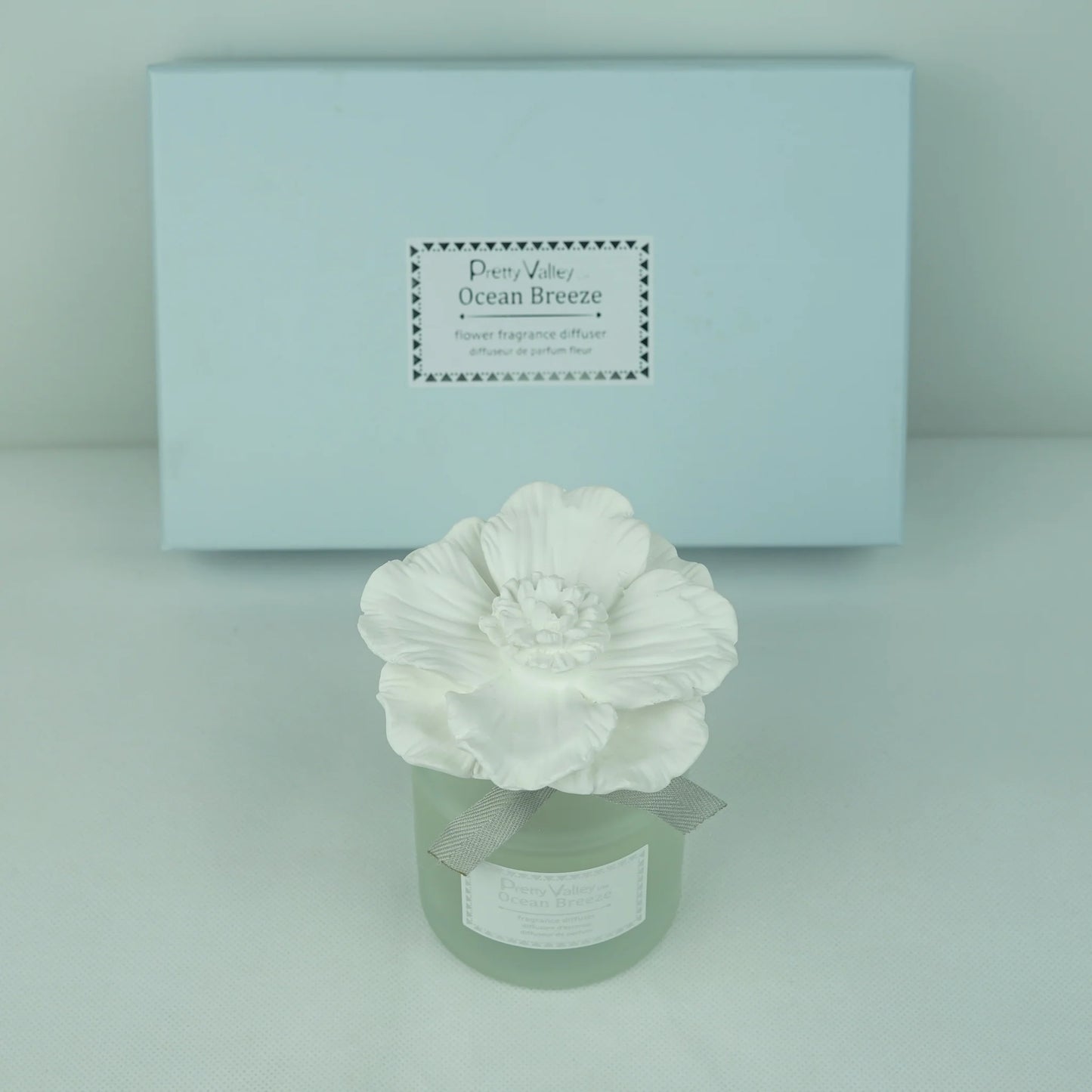 Ceramic Gypsum Flower Diffuser Set Marine (Ocean Breeze) 120ml / 4.05fl oz