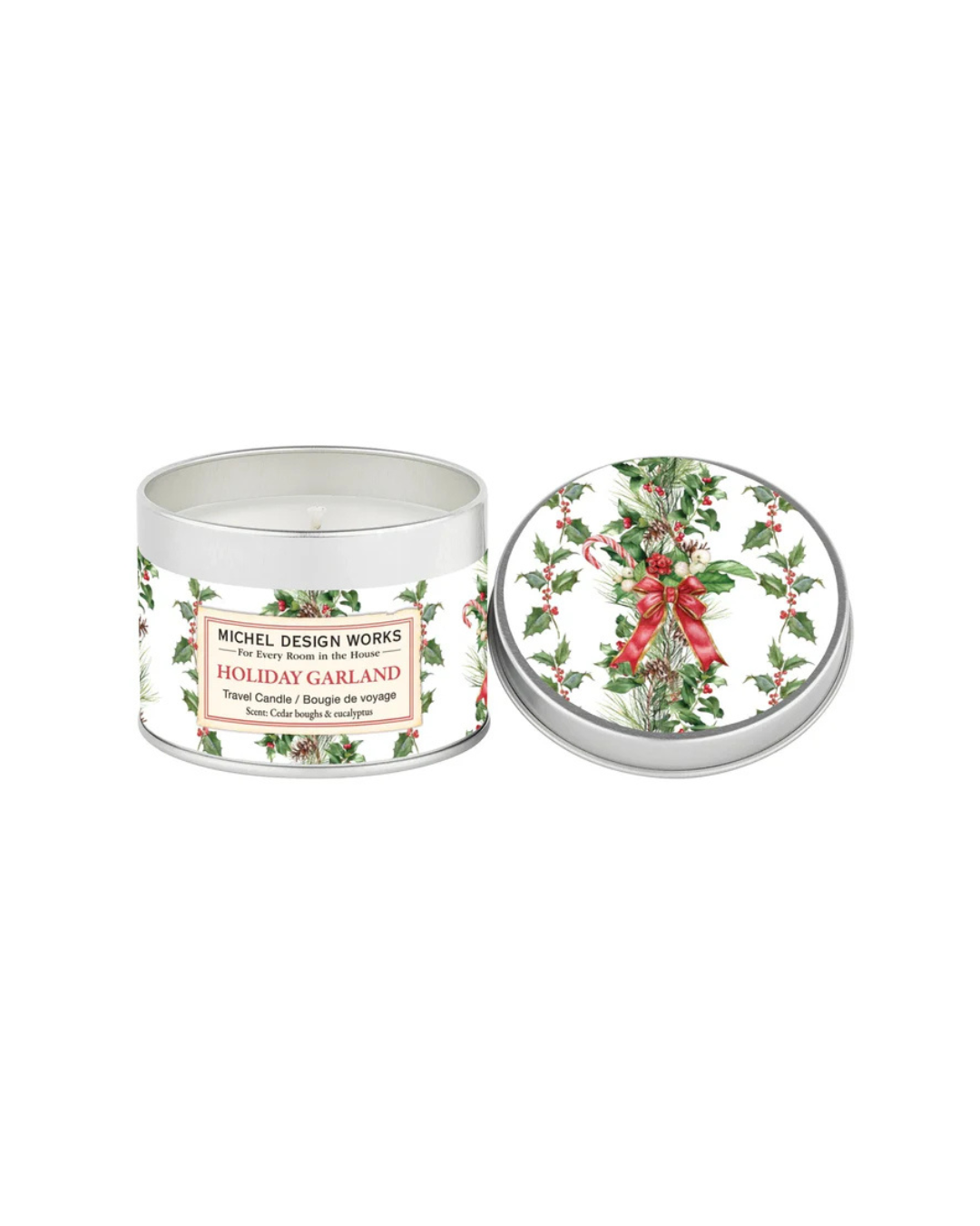 Holiday Garland Travel Candle