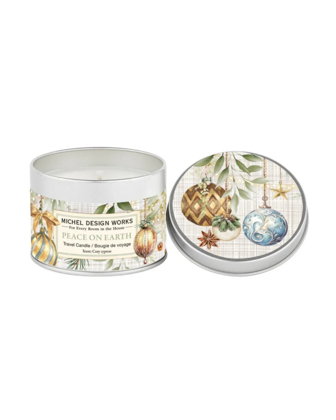 Peace on Earth Travel Candle