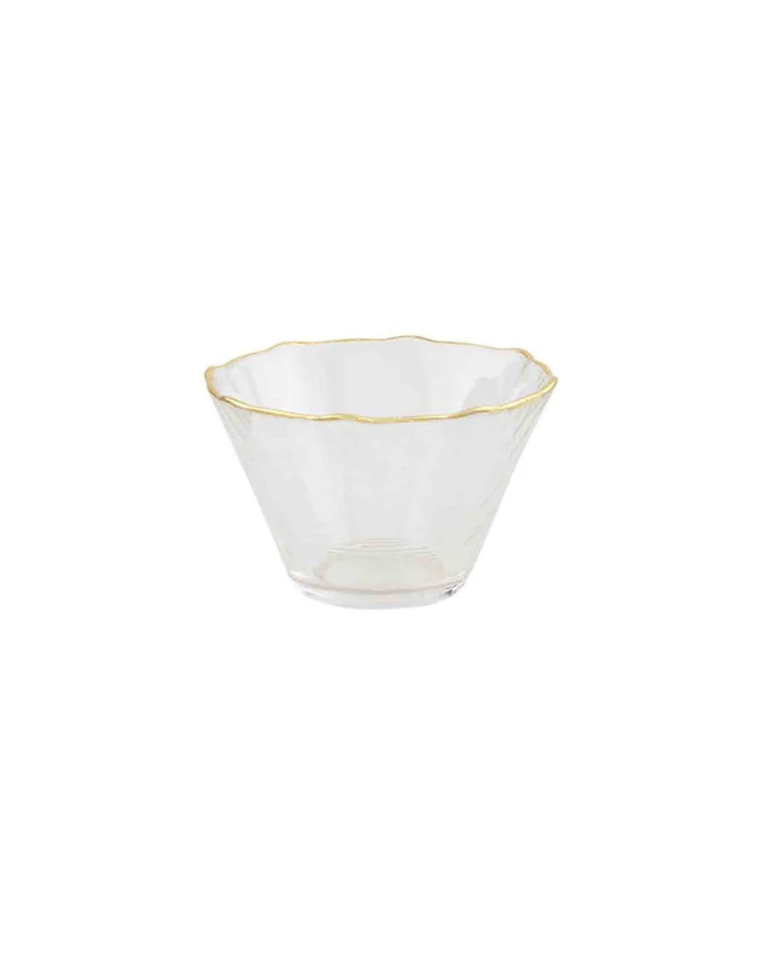 Gold Edge Glass Ramekin