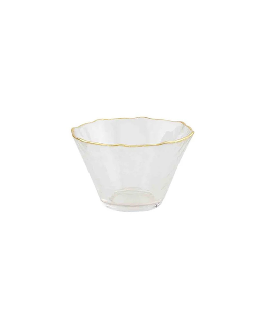 Gold Edge Glass Ramekin