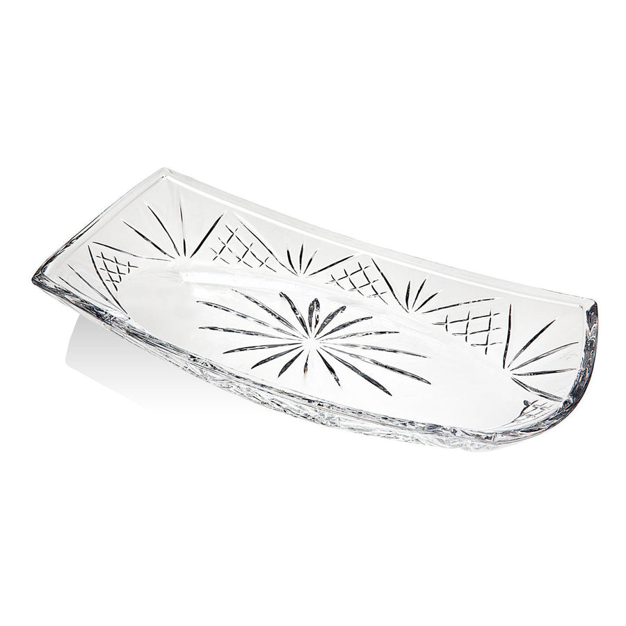 Dublin Crystal Oval Tray