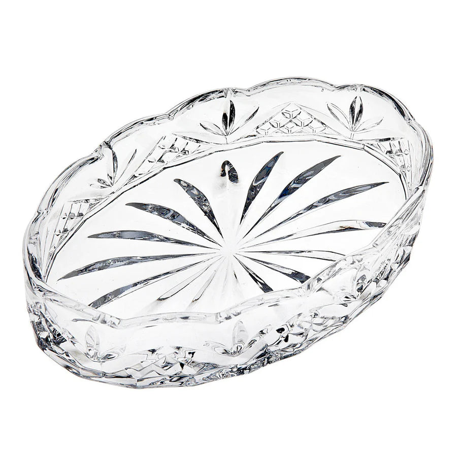 Dublin Crystal Scalloped Soap Dish