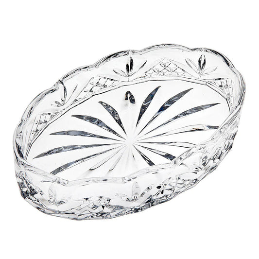 Dublin Crystal Scalloped Soap Dish