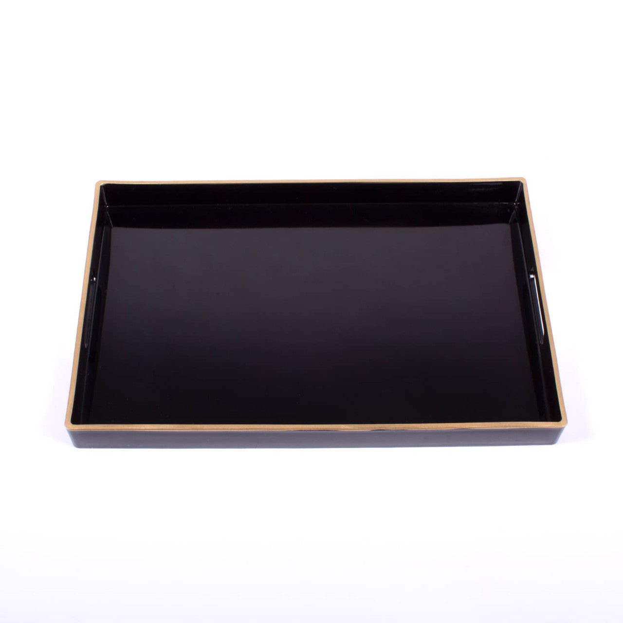 Black Rectangular Tray