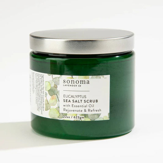 Eucalyptus Exfoliating Salt Scrub in Rich Reviving Oils