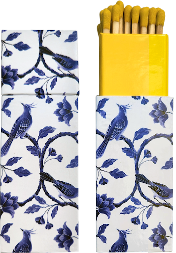 Chinoiserie, Navy, matchbox