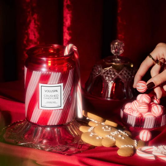 Crushed Candy Cane Small Jar Candle