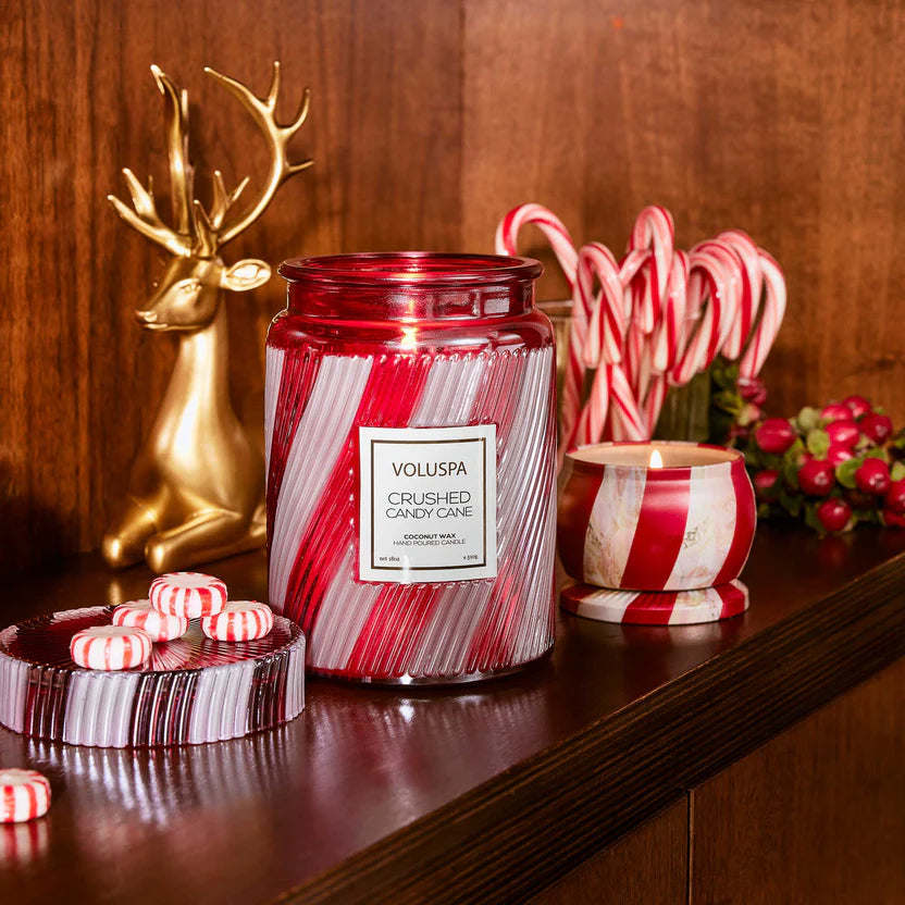 Crushed Candy Cane Small Jar Candle