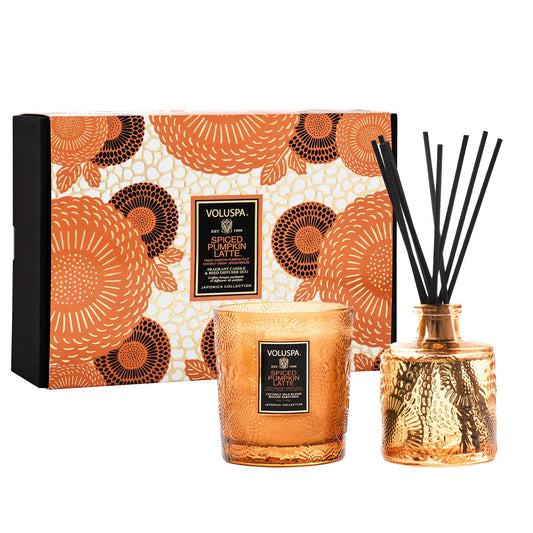 Spiced Pumpkin Latte Demi Candle & Diffuser Gift Set